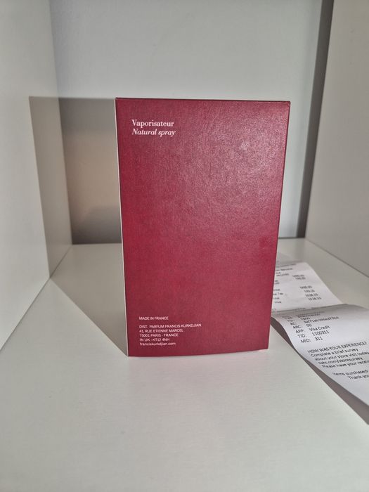 Baccarat Rouge 540 Extrait de Parfum -70ml- Cu Bon Fiscal