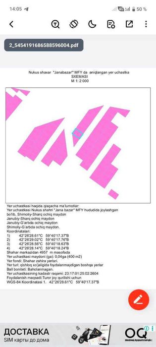 Жер план сатылады