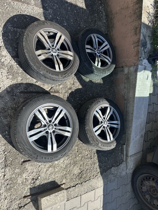 Jante din aliaj si anvelope Continental