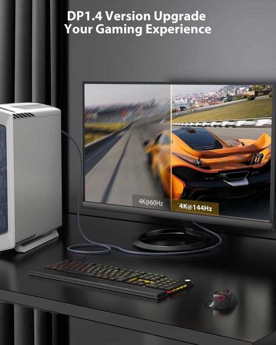 Cablu USB C/Thunderbolt 3 to DisplayPort 2M 8K-60Hz/4K-60Hz