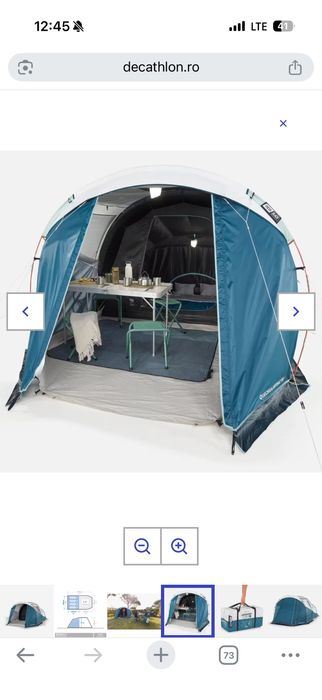 Cort de camping 4 persoane, Fresh & Black, Arpenaz 4.1