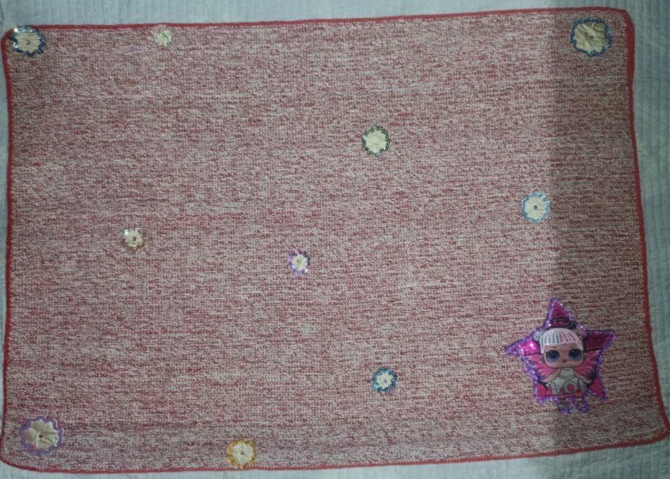 Вязаные теплые коврики