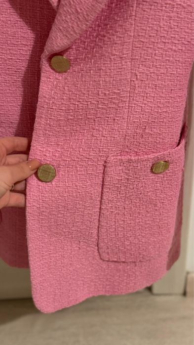 Sacou Zara din tweed