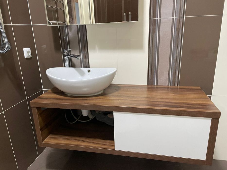 Раковина, тумба, айна, смеситель