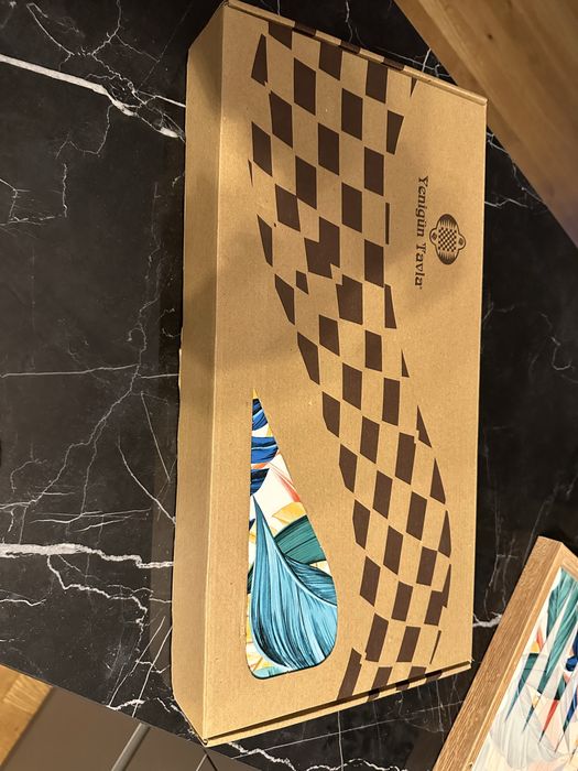 Set de Table/Backgammon Premium – Design Exotic, Lemn