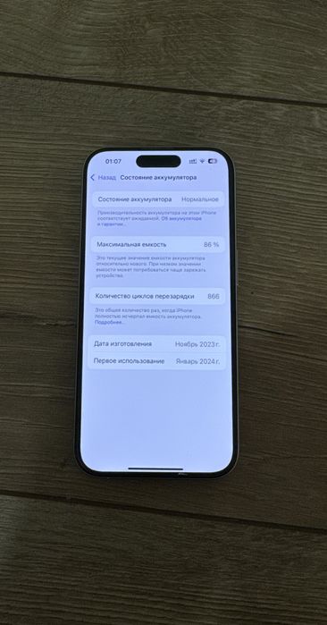 Iphone 15 PRO, 128 ГБ