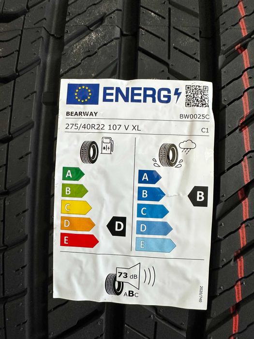 Нови Летни Гуми BEARWAY BW777 275/40R22 107V НОВ DOT БОРД 2754022