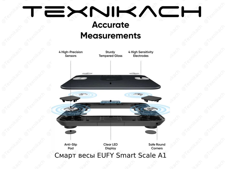 Eufy A1 Smart Scale — оригинальные умные весы с Bluetooth и анализом.