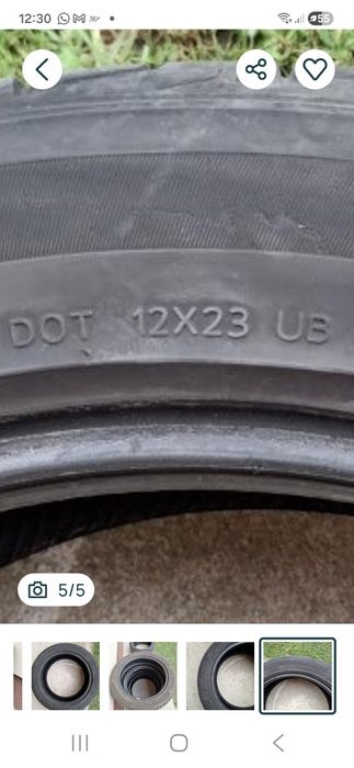 Vând cauciucuri vara hankook