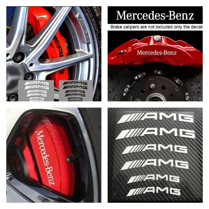 Set-6-Stickere-Etrieri-AMG-Mercedes-A-C-E-S-CLA-CLS-GLC-GLE-SL-Class