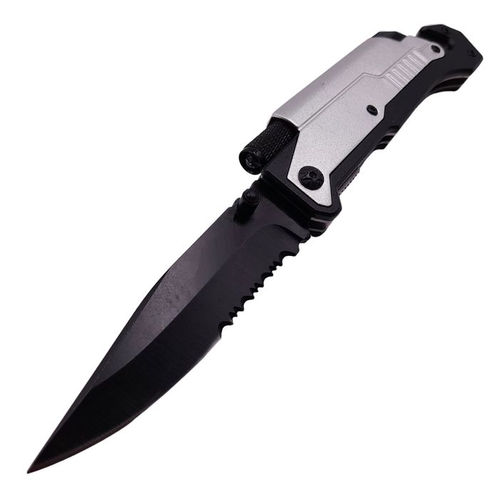 Briceag vanatoare IdeallStore®, Robo Blade, 22 cm, argintiu