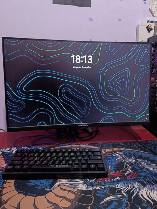 Everel curved monitot 24" 100hz