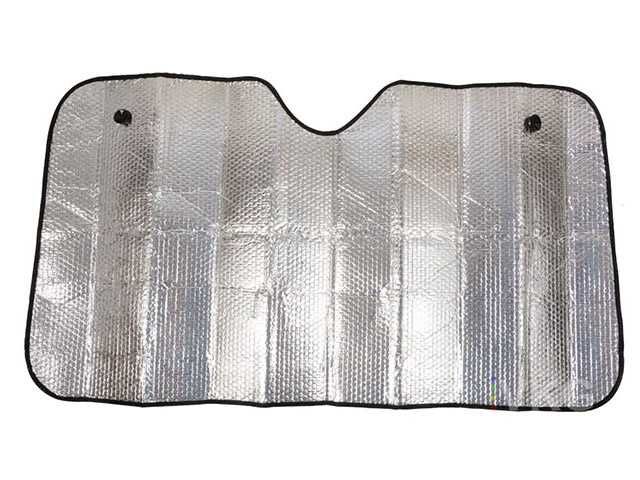 Слънцезащитен сенник за предно стъкло на кола, с вендузи и ластици