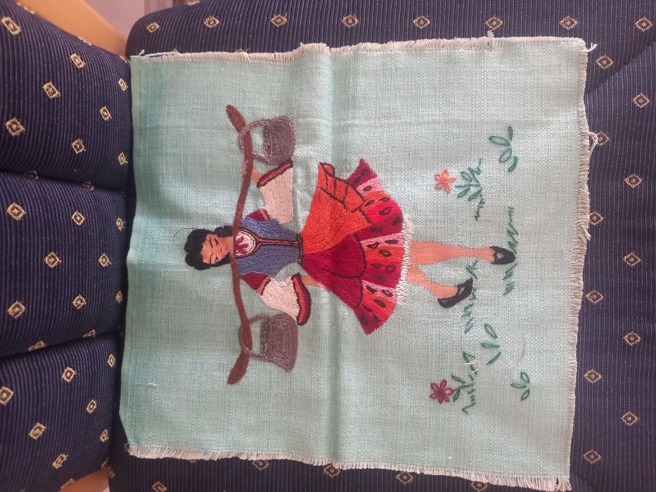 Ръчно Изработени Гоблени Ленена Пана 3бр