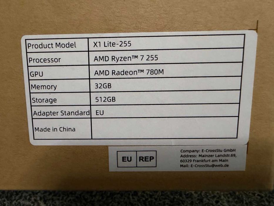 Minisforum / X1 Lite-255 / Amd Radeon 7 / 32+512 / Sigilat