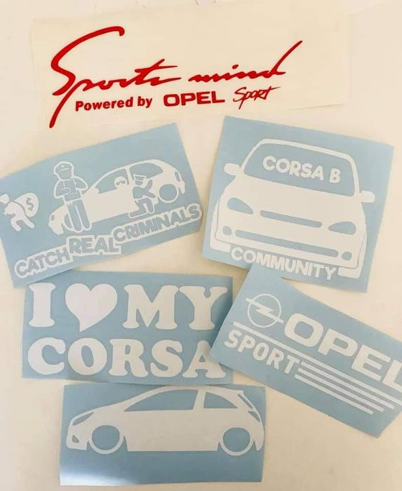 Stiker auto nibbles (sugaciu) și altele