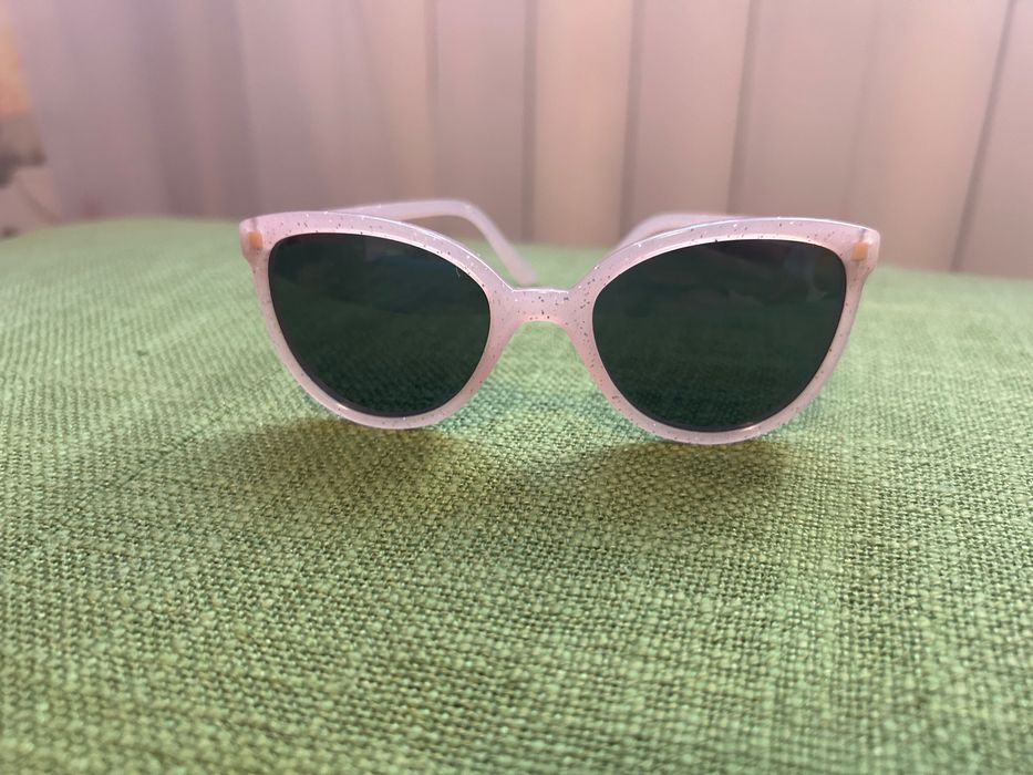 Ochelari de soare fata, KI ET LA, 4-6 ani, polarizati, roz cu sclipici