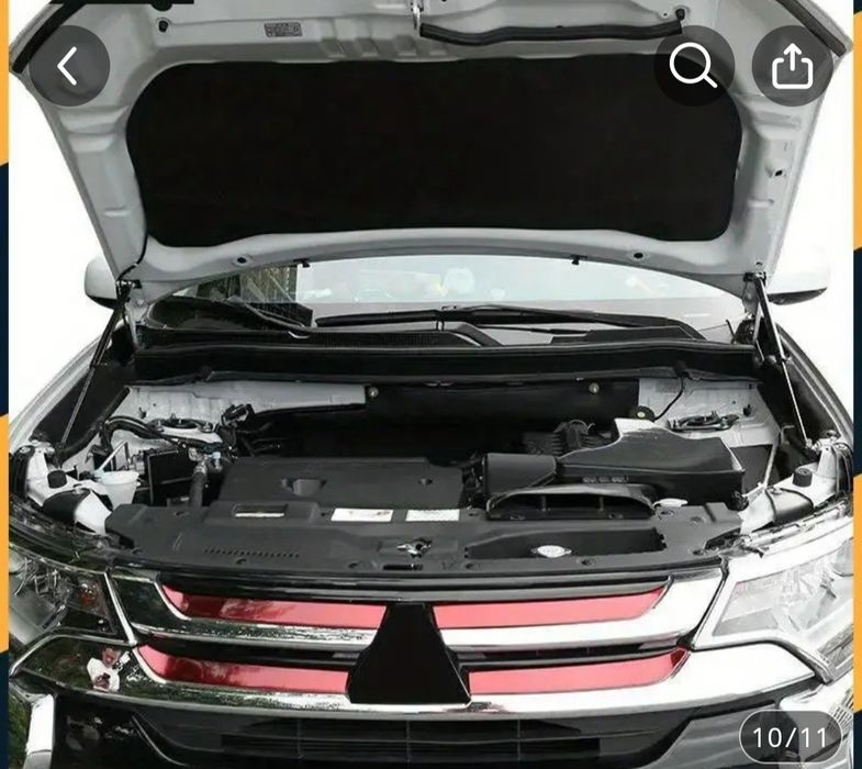 Амортизаторы капота Митсубиси аутлендер