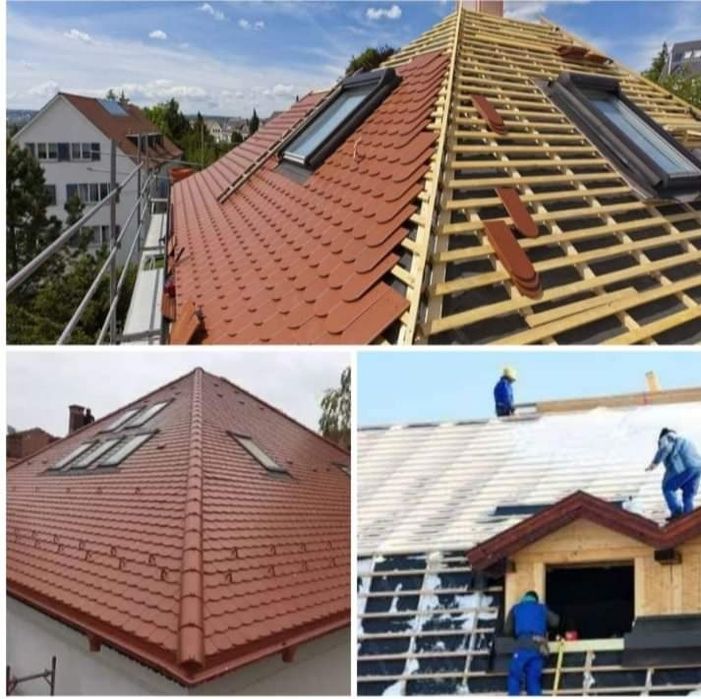 Reparații acoperișuri firmă de acoperișuri și hidroizolații construcți