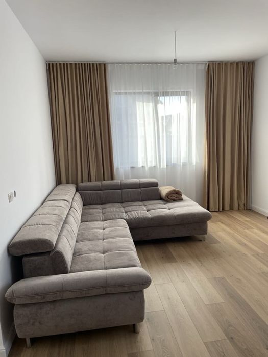 Draperii bej cu rejansa (6,5 m in total)