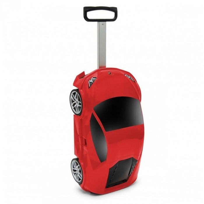 Машина-чемодан красная