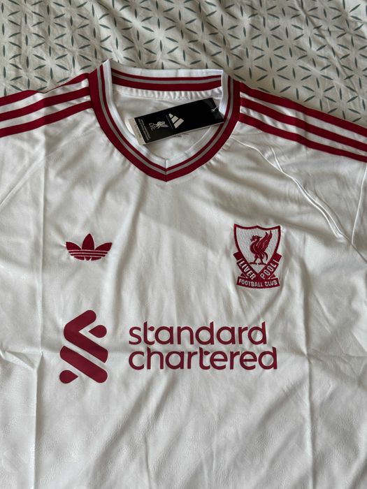 Tricou Liverpool away alb 2026-2027 sezonul nou preamier league champions league