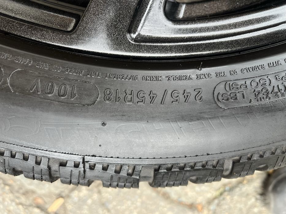 Jante aliaj 5x112mm, anvelope 245/45 R18 Audi A4 B8 B9, A6 C6 C7, A5, A7 A8, VW Seat Skoda Mercedes BMW