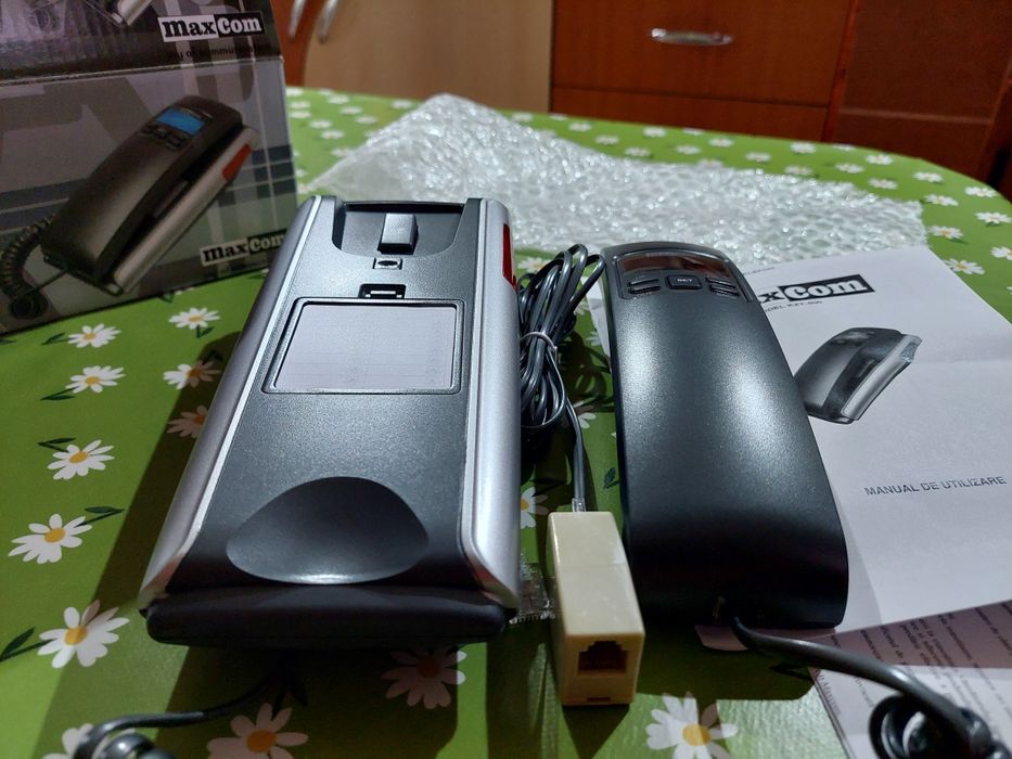 Telefon cu fir MaxCom KXT400, Grey