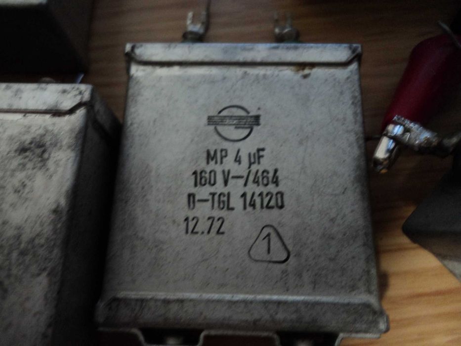 Condensatori audio, hartie in ulei germania