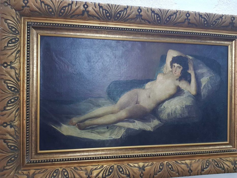 Tablou vechi,pictura in ulei!