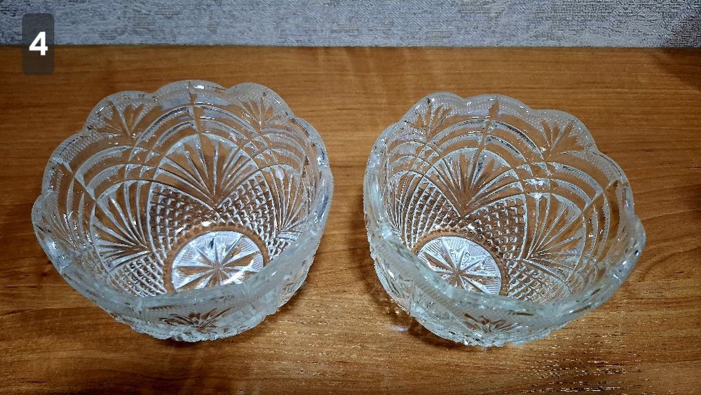 Продам хрустальные вазочки