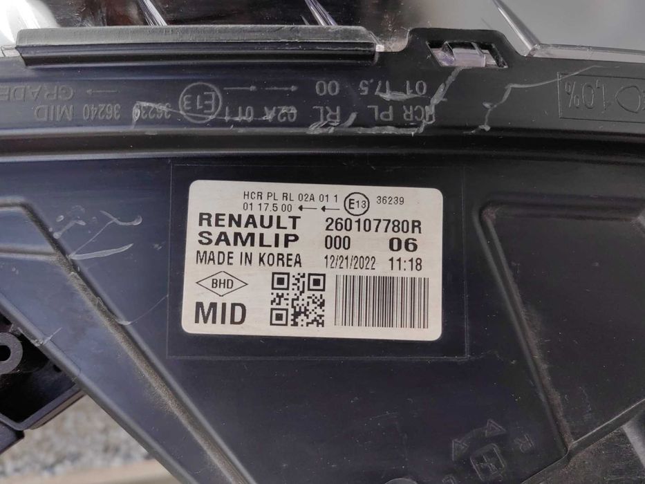 Фар Renault Arkana LED десен / Фар Рено Аркана Оригинален