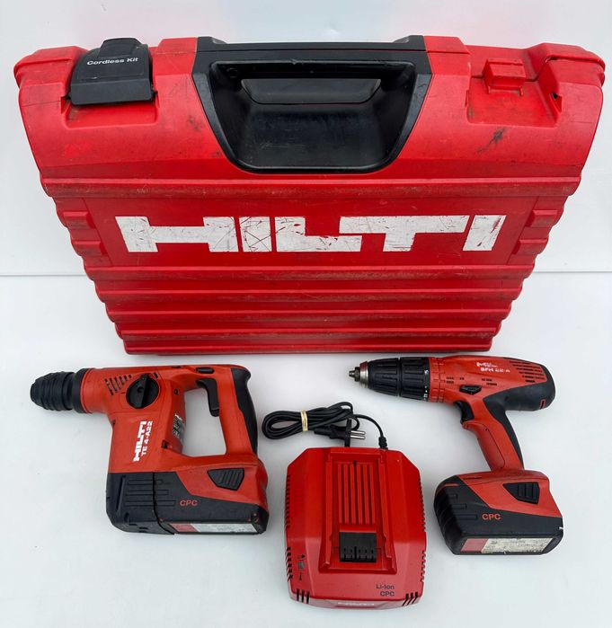 Hilti TE 4-A22 перфоратор и Hilti SFH 22-A 3скоростен ударен винтоверт