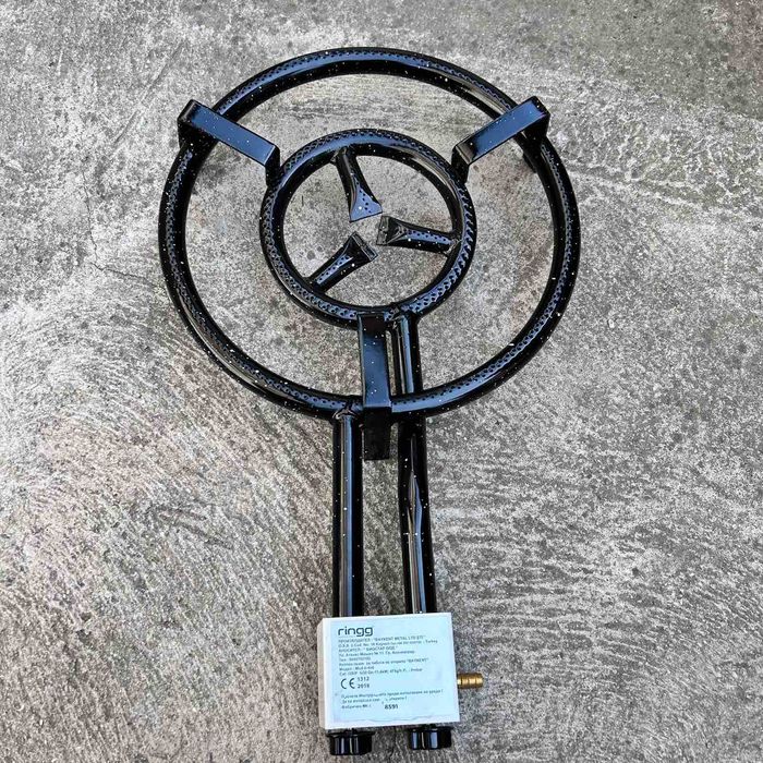 Газов котлон (пиростия) с двойна горелка ф400