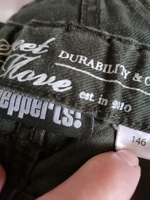 Дънки есен /зима цвят тъмнозелени