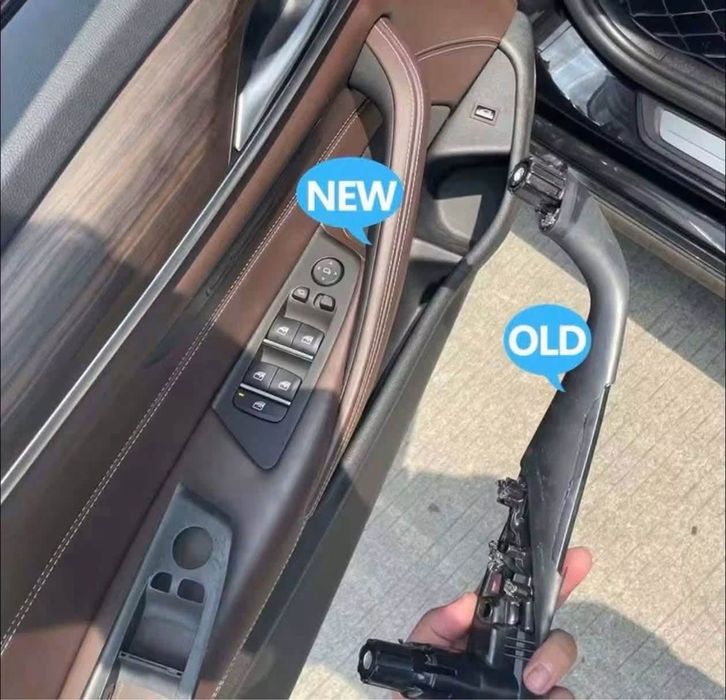 Prelungiri praguri BMW G30/Manere usi interior/Capace oglinzi originale/Eleron spoiler portbagaj/Emblema M/Radiator E46 320D/Catalizator BMW G30/Grup