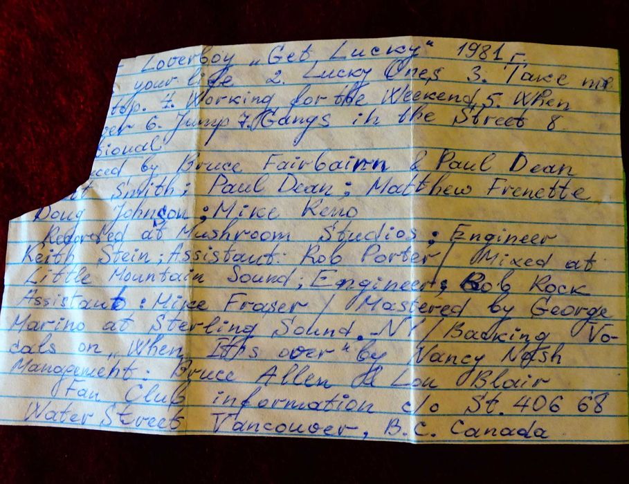 Аудио касета BASF с рок групите Loverboy и Dr. Feelgood