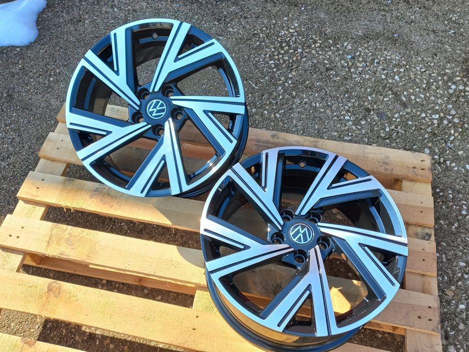 17"Vw 5х112 Golf Gti Gtd Passat Touran Caddy 7.5ж ет40 Чисто Нови