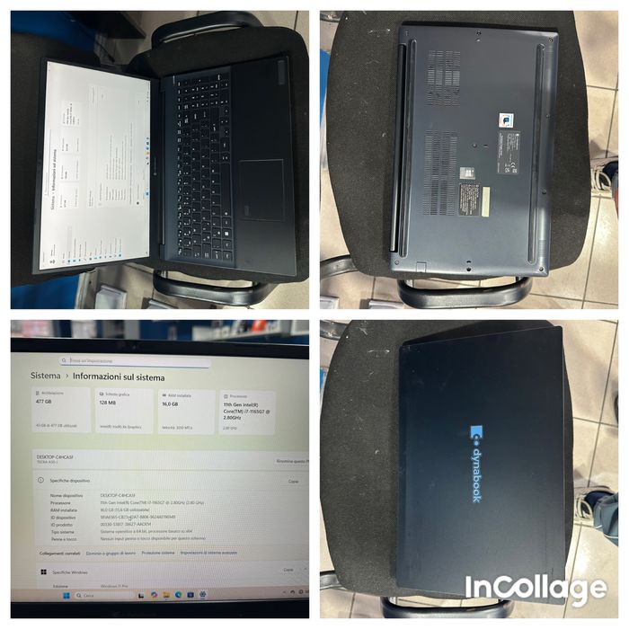 Vand laptop dynabook tecra a50j i7 1165g7 16gb 512gb ssd full hd