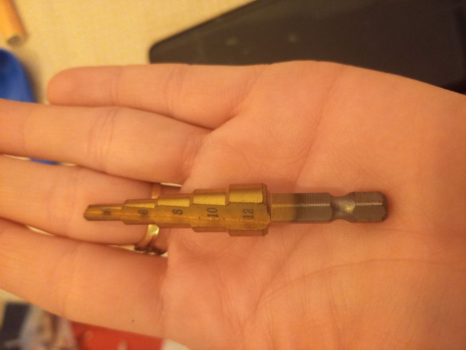 Burghiu conic 4-12mm, Titan, pentru metale si plastic