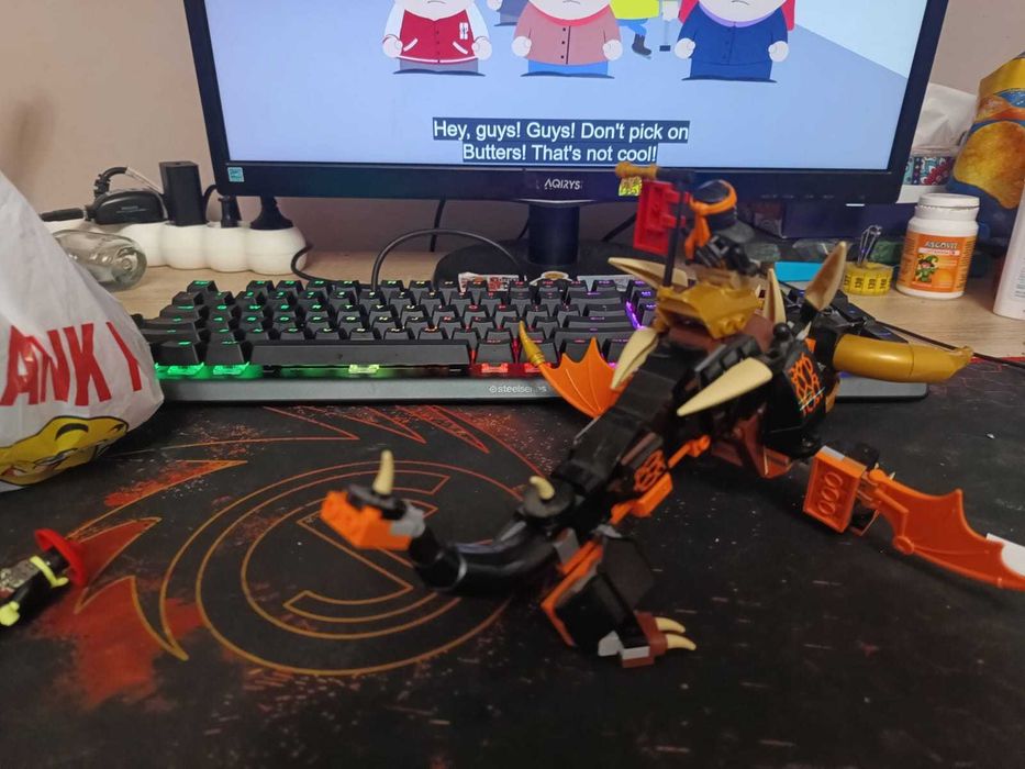 Lego Ninjago Dragonul Evo a lui Cole, 71782