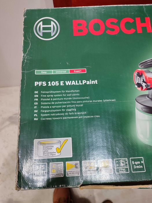 Краскораспылитель Bosch PFS 105 E Wallpaint