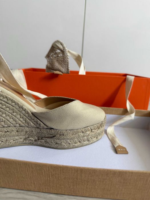 Espadrile înalte Castaner - noi în cutie originală