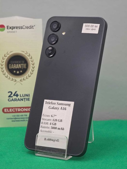 Samsung Galaxy A16 [Ag45 B.4904] - Garantie 2 ani