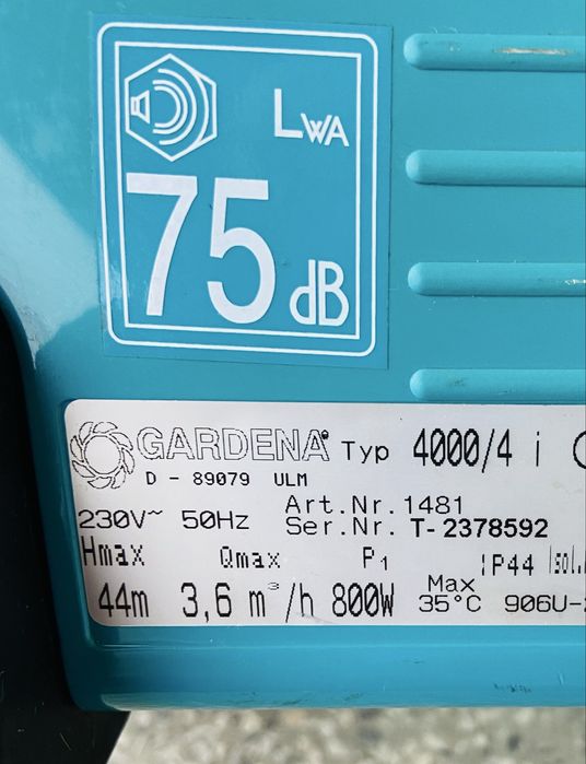 Хидрофорна помпа GARDENA 4000/4 i
