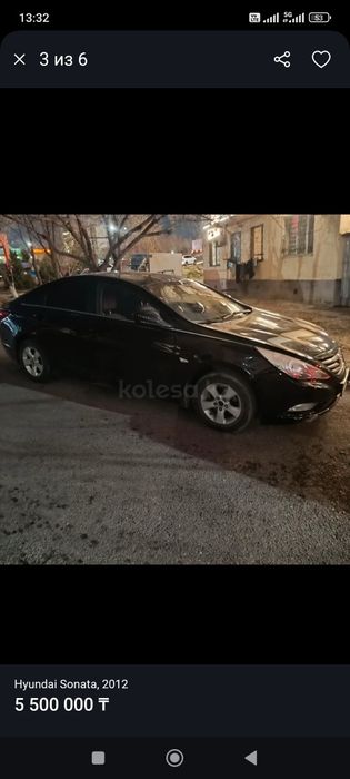 Автомобиль хундай соната