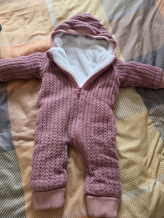 НОВ бебешки космонавт 3-6м