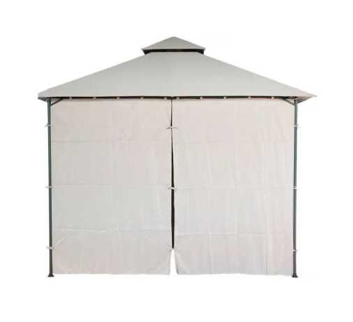 Pavilion CORT Gradina Curte Maro Bej Pereti 3x3x2.8m LivratGRATUIT AR