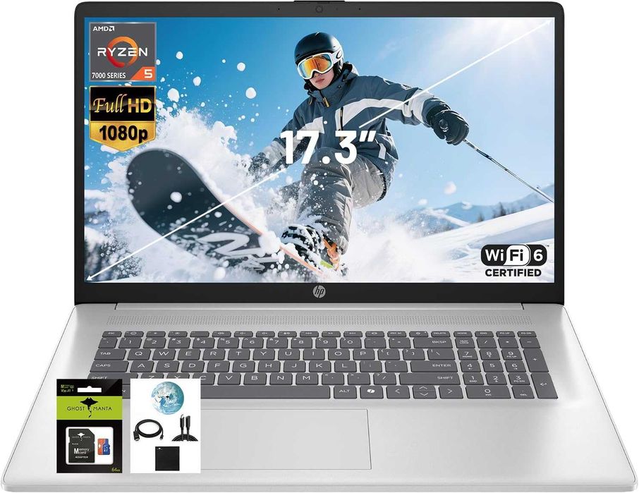HP Laptop 17'3 8/512 Ryzen5