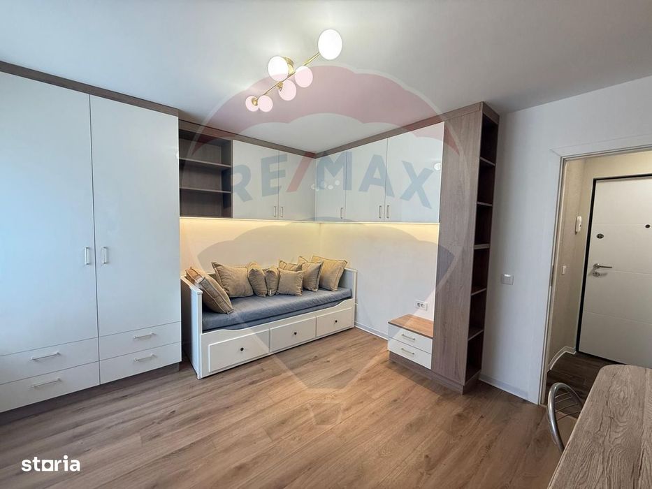 Garsonieră de lux de închiriat  Decebal| Complet renovată | Etaj 1 |